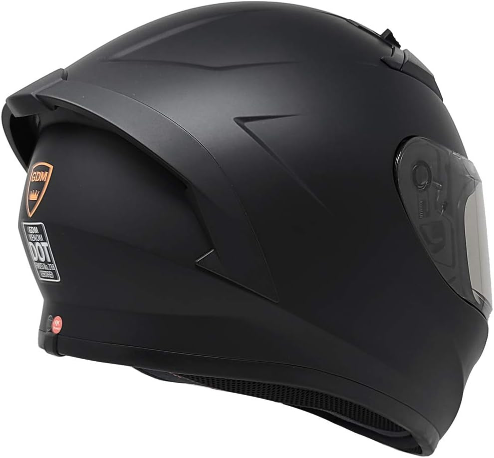 Bluetooth Motorcycle Helmet with Clear, Tinted & Iridium Shields – DOT Certified, Full-Face Safety, Removable Liner & Cheek Pads