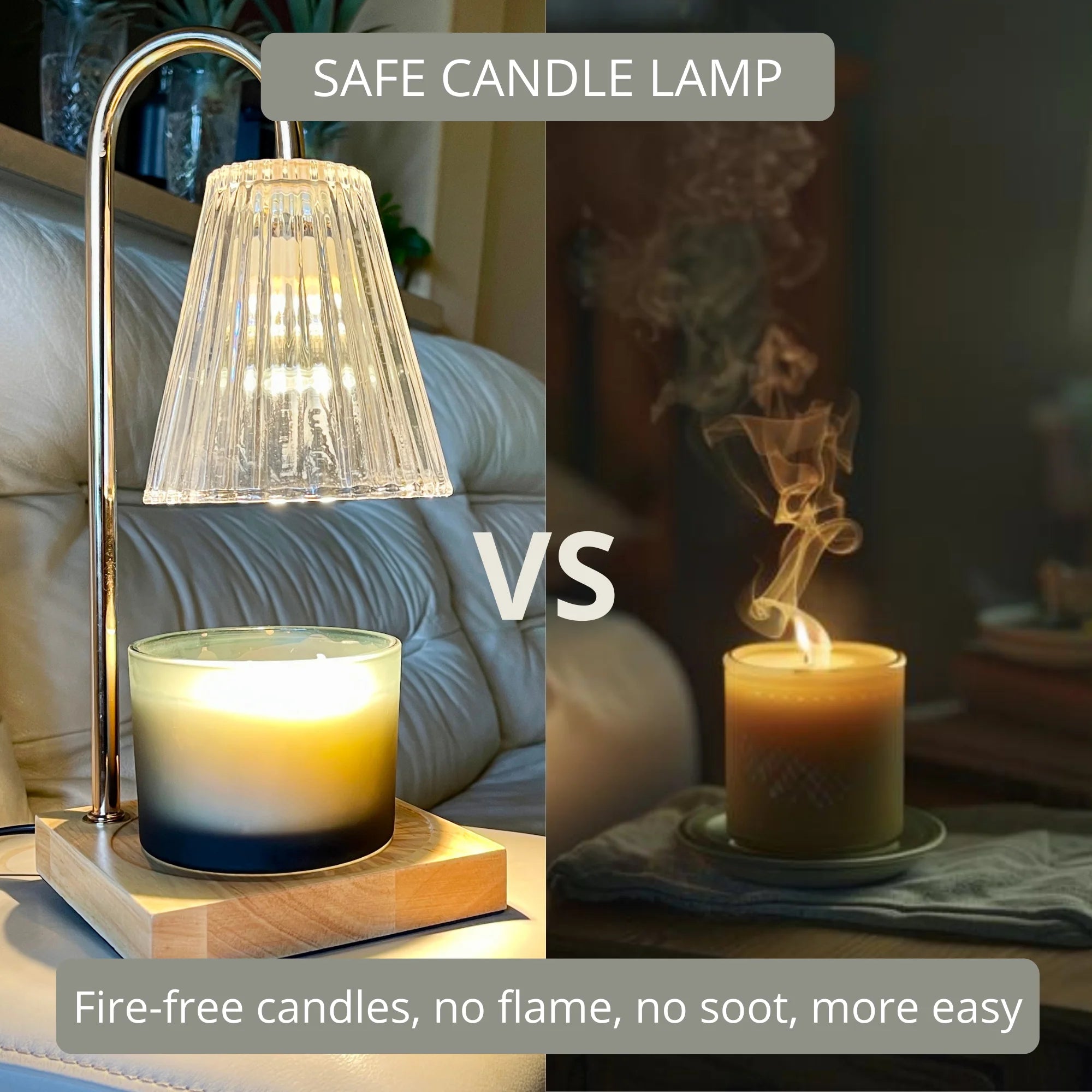 Electric Candle Warmer Lamp – Adjustable Wax Melter with Timer & Dimmer for Jar Candles | Home Decor Wax Warmer Light