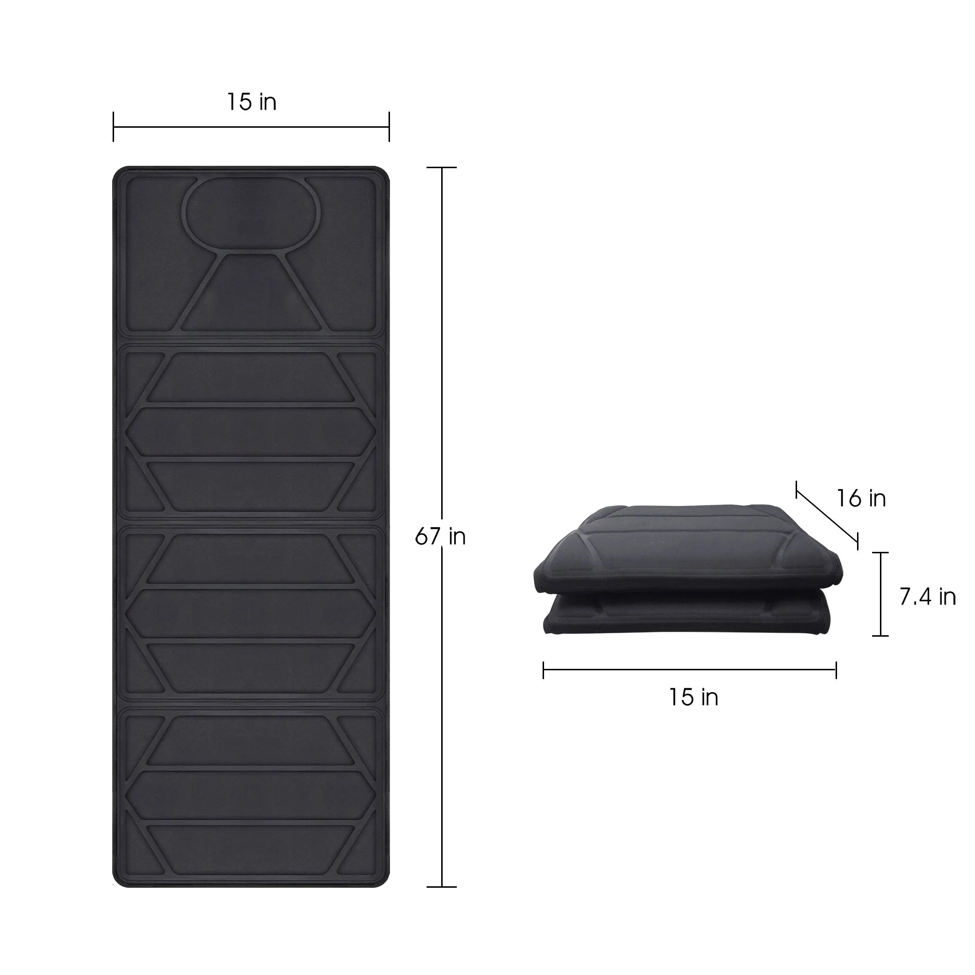Full Body Massage Mat with Heat – Electric Vibration Massage Pad for Back, Neck, and Legs – Heated Massage Mattress for Pain Relief & Relaxation, Great Gift for Men & Women