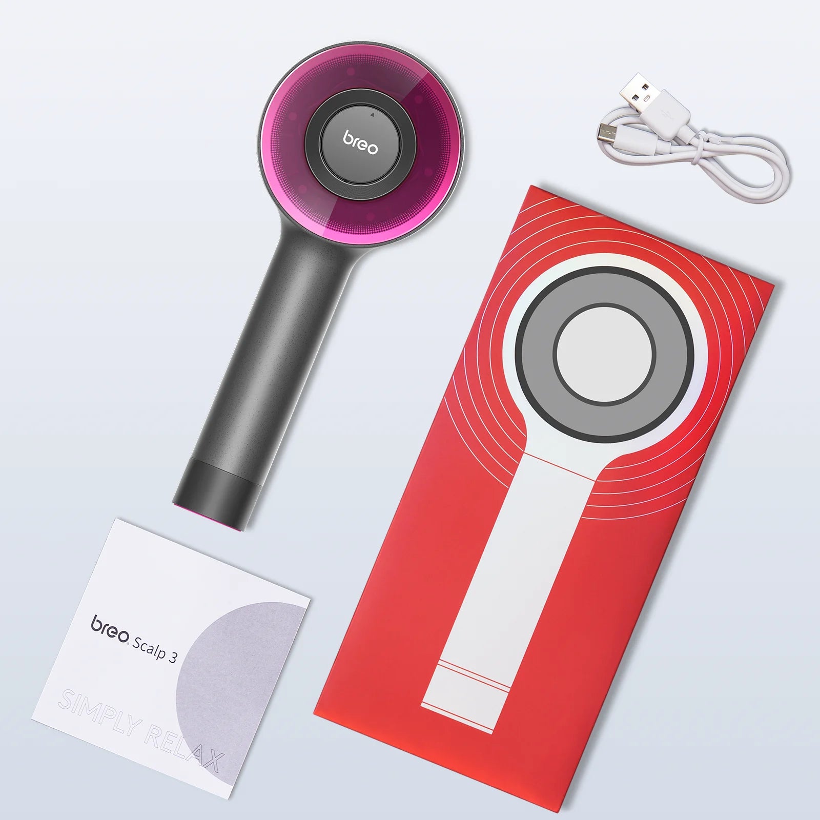 Scalp Trilogy Massager – Smart Waterproof Scalp Brush Combo for Hair Growth, Detangling & Styling