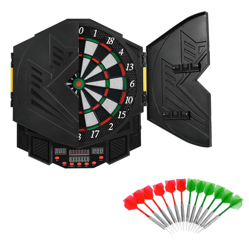 Professional Electronic Dartboard Set with LCD Display – Multiplayer Digital Dart Board with 12 Darts & Built-in Games