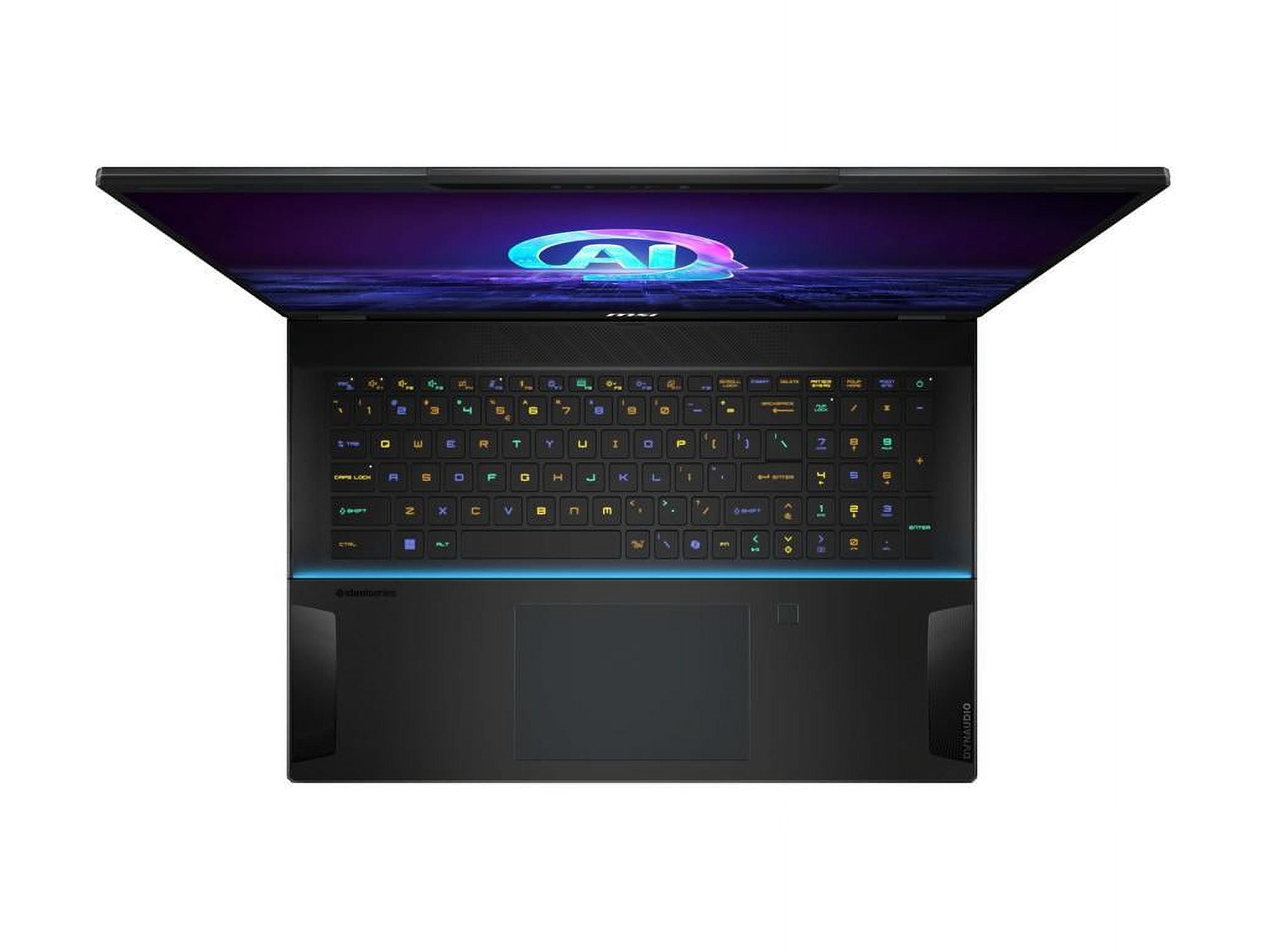 Stealth 18 AI Studio 18" Gaming Laptop | Intel Core Ultra 9 185H | NVIDIA GeForce RTX 4080 12GB | 1TB SSD | Windows 11 Home (Model: A1VHG-008US)