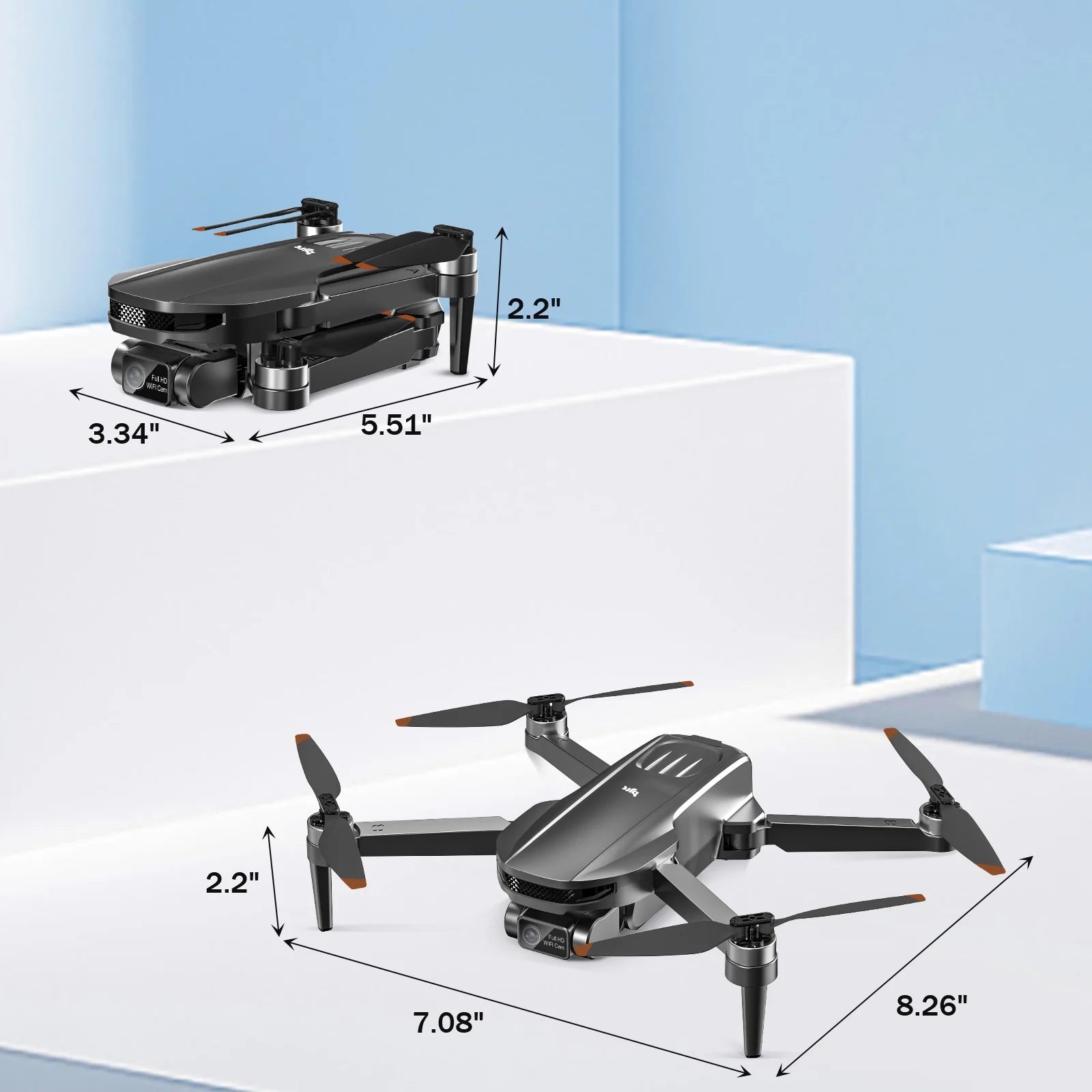 G09 GPS Drone with 4K Camera for Adults – RC Quadcopter with Auto Return, Follow Me, Optical Flow, 2 Batteries for 60 Min Flight, Foldable FPV Drone (Black)