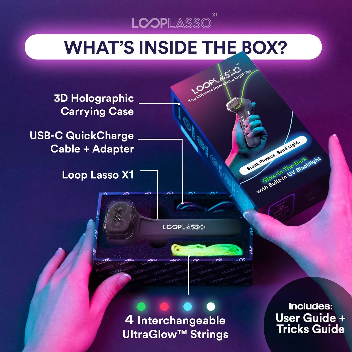Loop Lasso X1 Interactive Light Toy – Creativity & Motor Skill Electronic Game for Kids