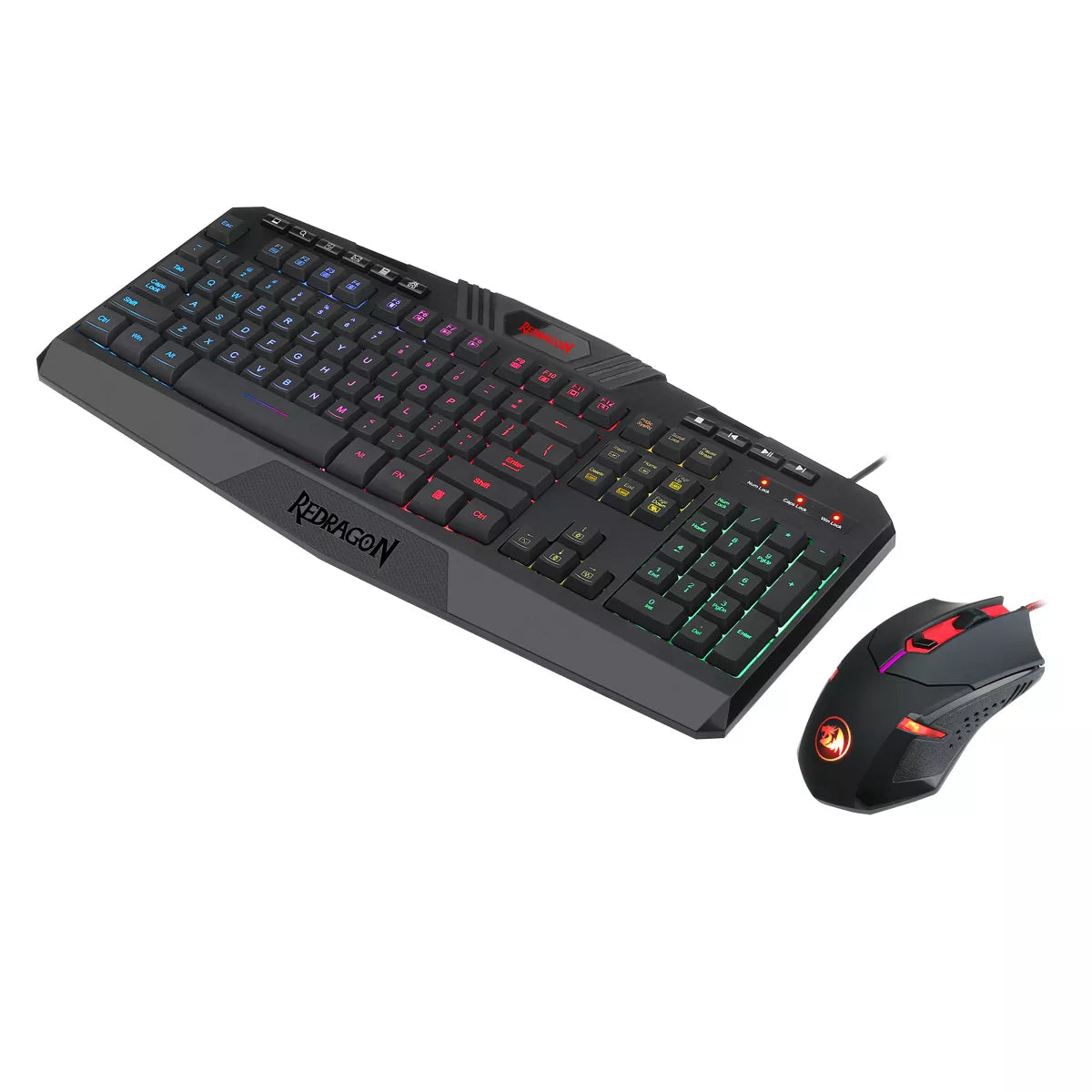 🎮 Redragon S101-3 Wired Gaming Keyboard & Mouse Combo – RGB Backlit Gaming Essentials Bundle