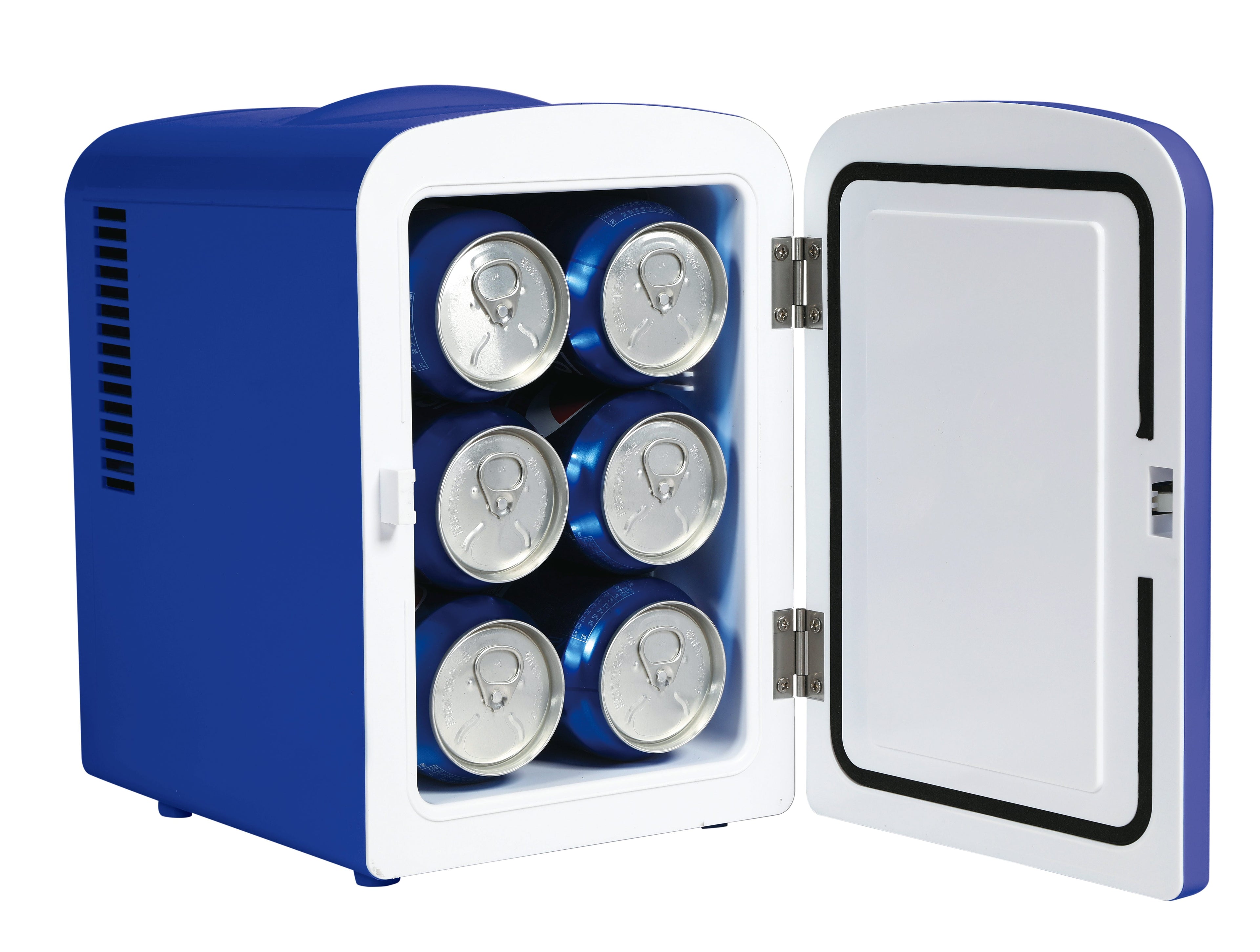 MIS137BULT 6-Can Mini Beverage Cooler – Blue (4 Liter Capacity)