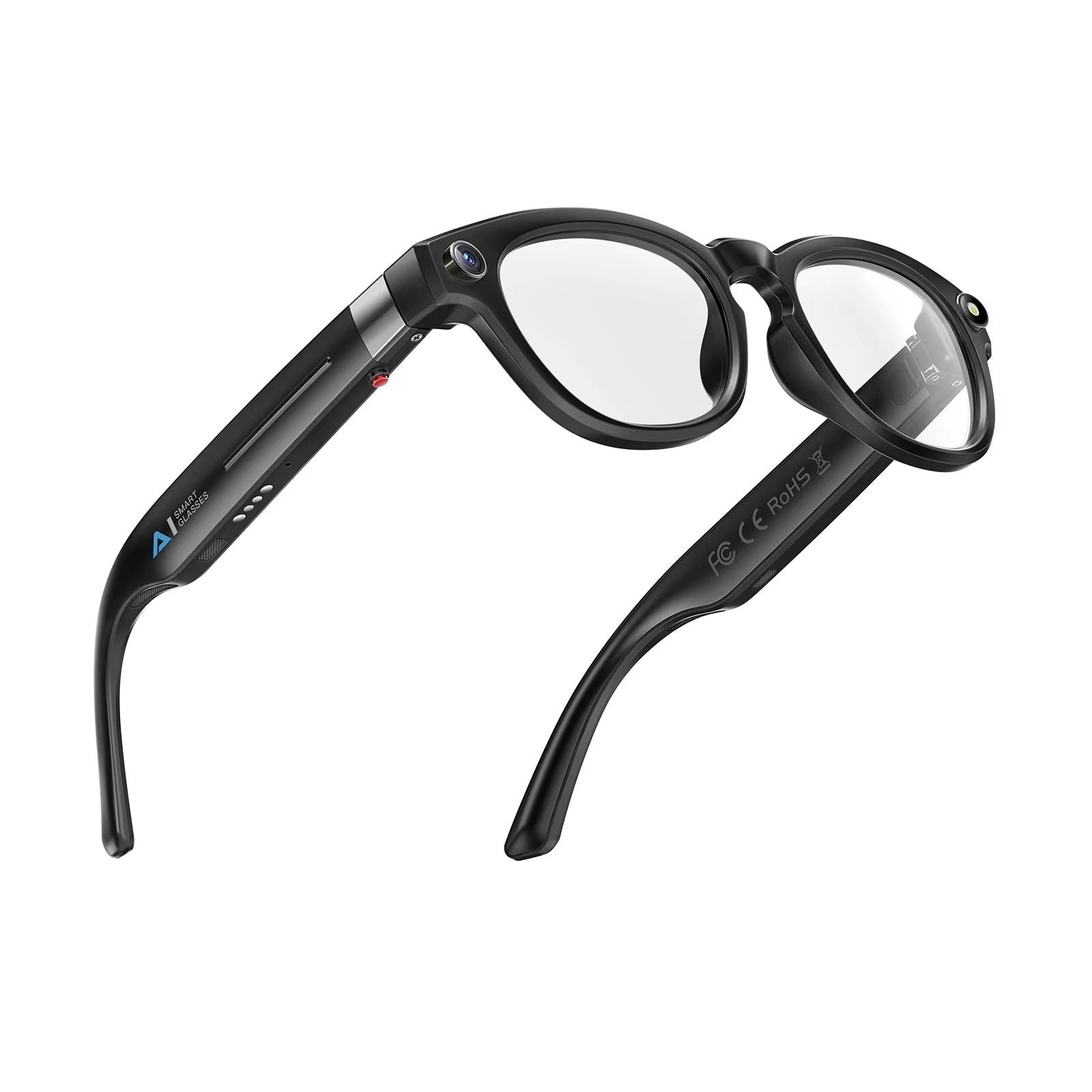 AI Smart Glasses with Bluetooth Call & AI Voice Translate — Intelligent Shooting & Noise Reduction, Waterproof Design