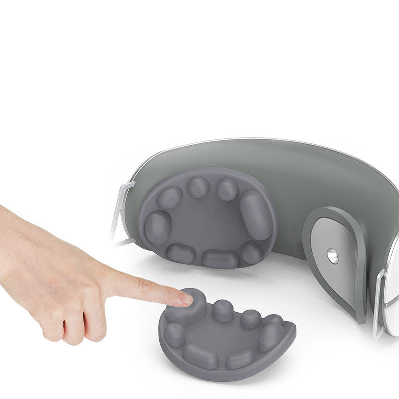 Bluetooth-Compatible Vibrating Hot Compress Airbag Kneading Sleep Aid & Eye Protection Device