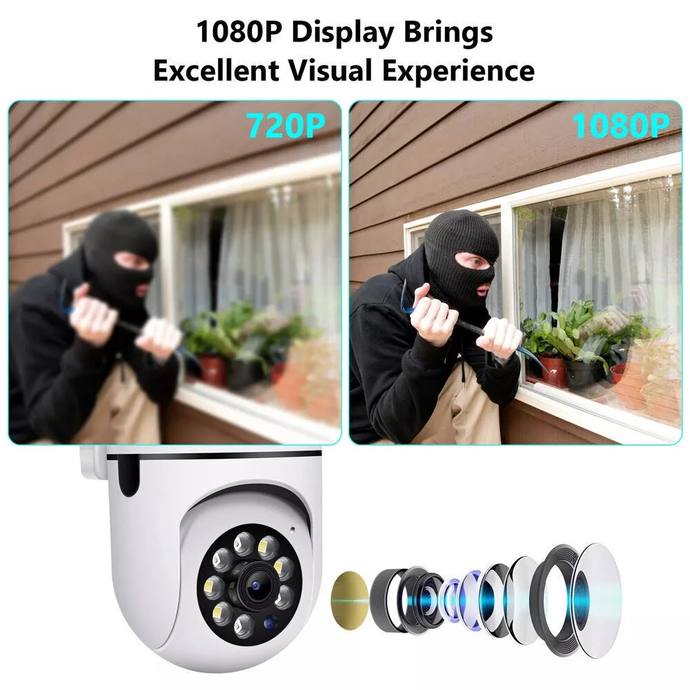 Wireless 5G Indoor Security Camera – 1080P Wi-Fi with Motion Detection, Night Vision, 2-Way Audio & 32GB Storage
