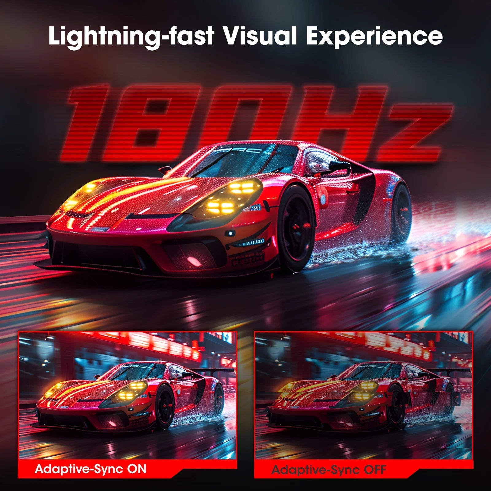 27-Inch 2K Curved Gaming Monitor – 180Hz QHD, 1ms Adaptive-Sync, HDMI & DisplayPort | Model 27E6QCA