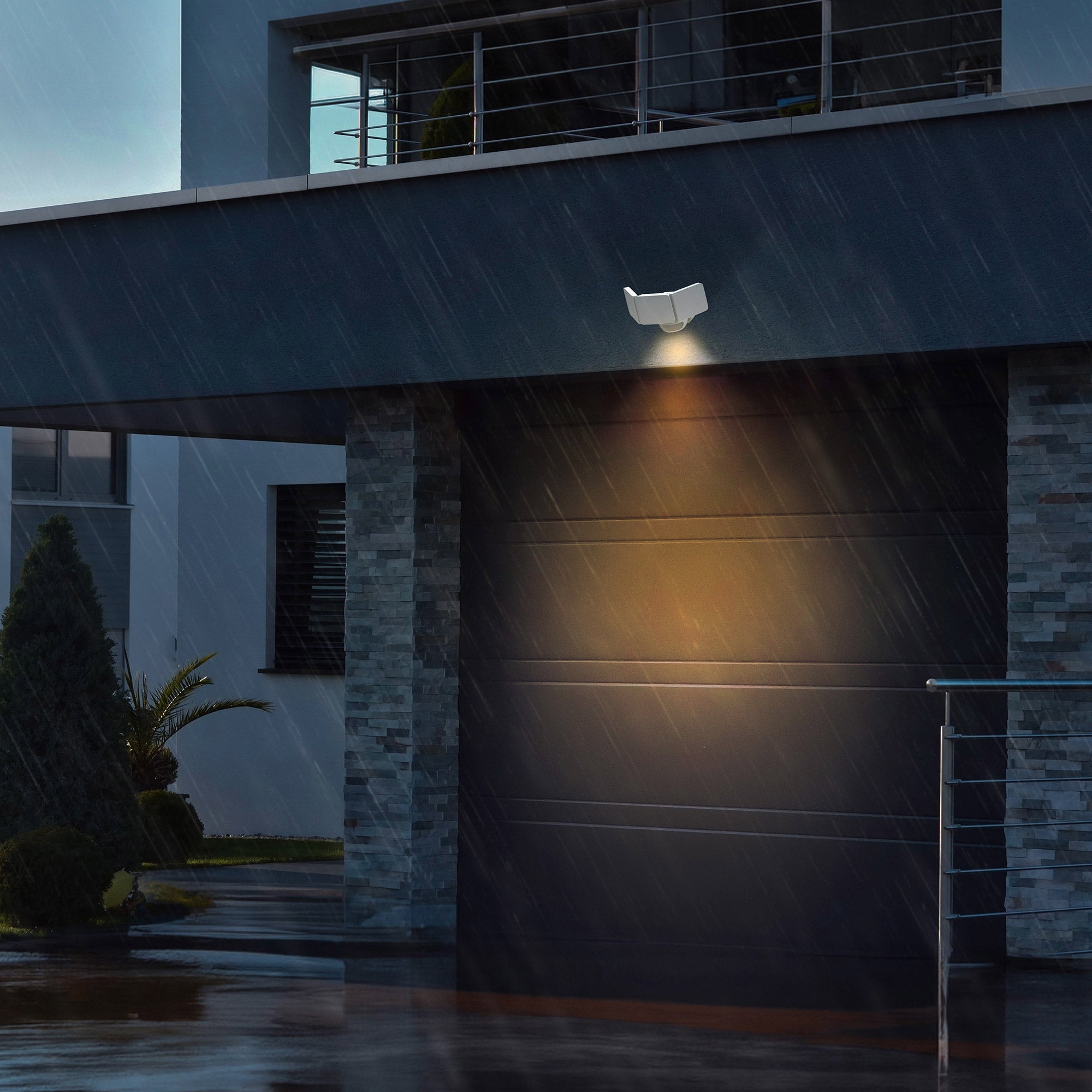 LED Motion Security Light – 4200 Lumens, 240° Sensor Range, 70ft Detection, Adjustable Brightness with Accent Night Light