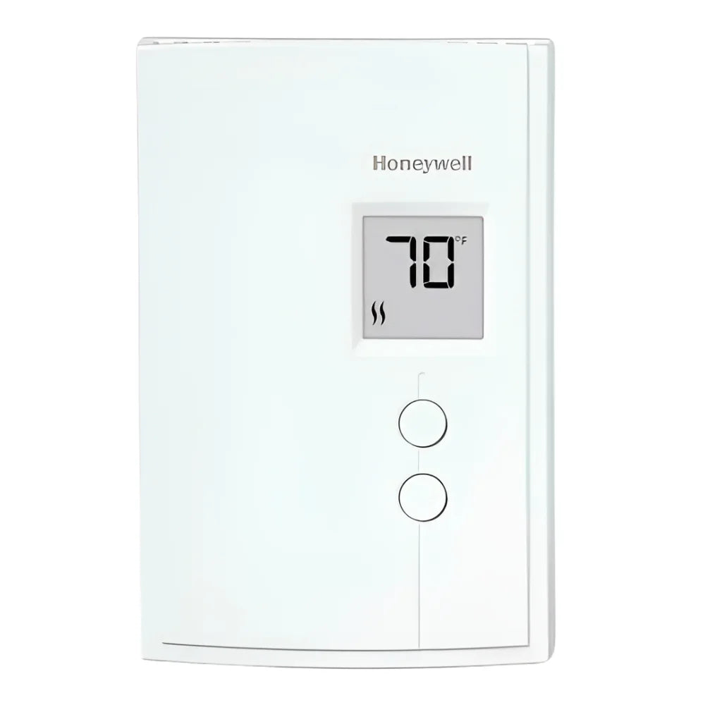 Digital Non-Programmable Line Volt Thermostat for Electric Heat – White