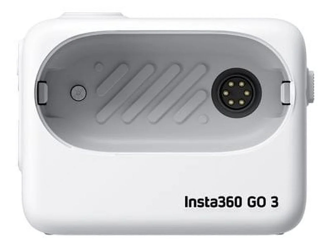 Go 3 Action Camera – 2.7K/30FPS Ultra-Compact Sports Cam with 64GB Flash Storage, Bluetooth & Wi-Fi, Waterproof up to 16FT – White