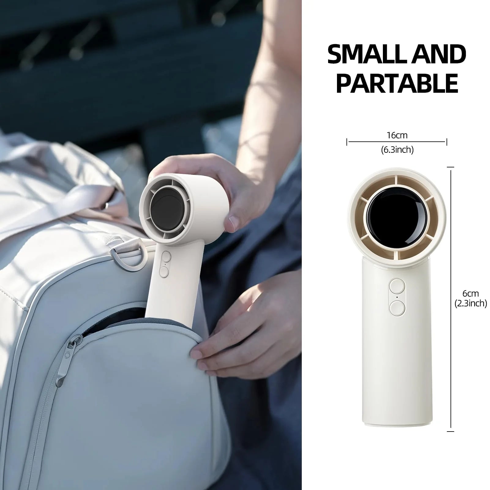 Portable Fan – Powerful Cooling Companion for On-the-Go Comfort