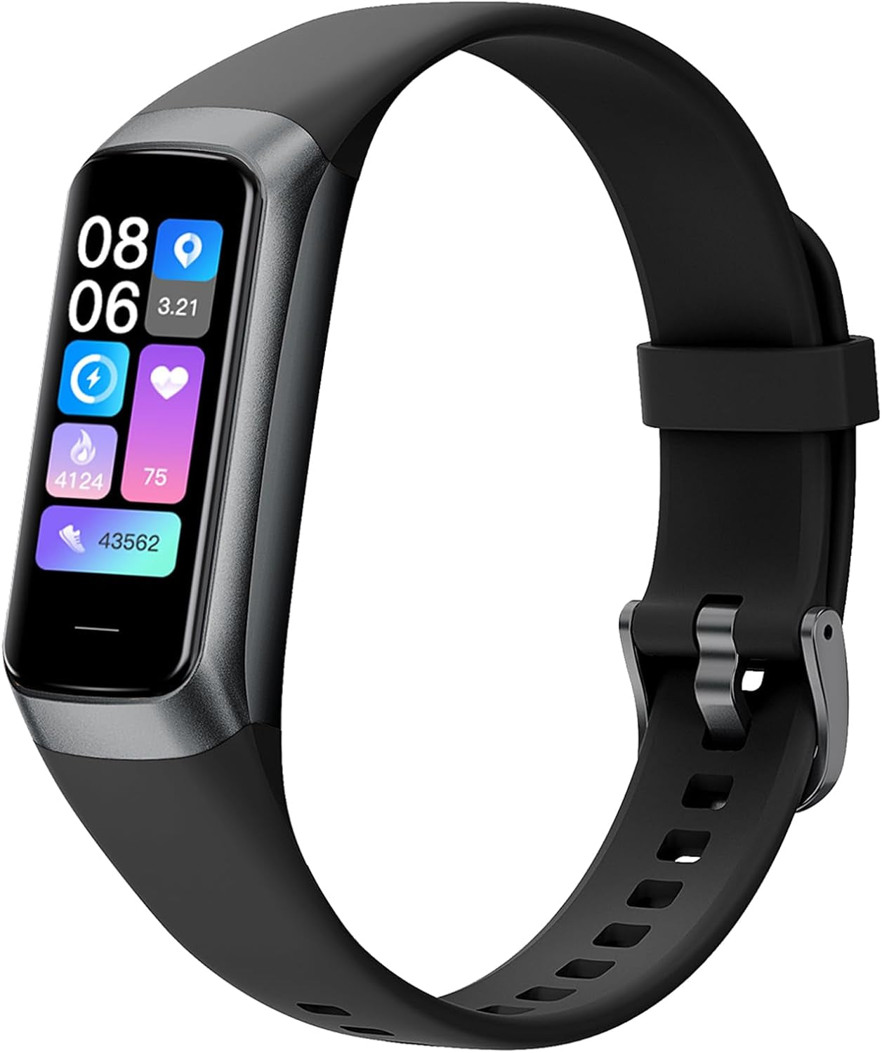 Keep Health Fitness Tracker for Women & Men AMOLED Display | Blood Pressure Monitor | Step & Calorie Tracker | IP68 Waterproof | Compatible with Android & iOS