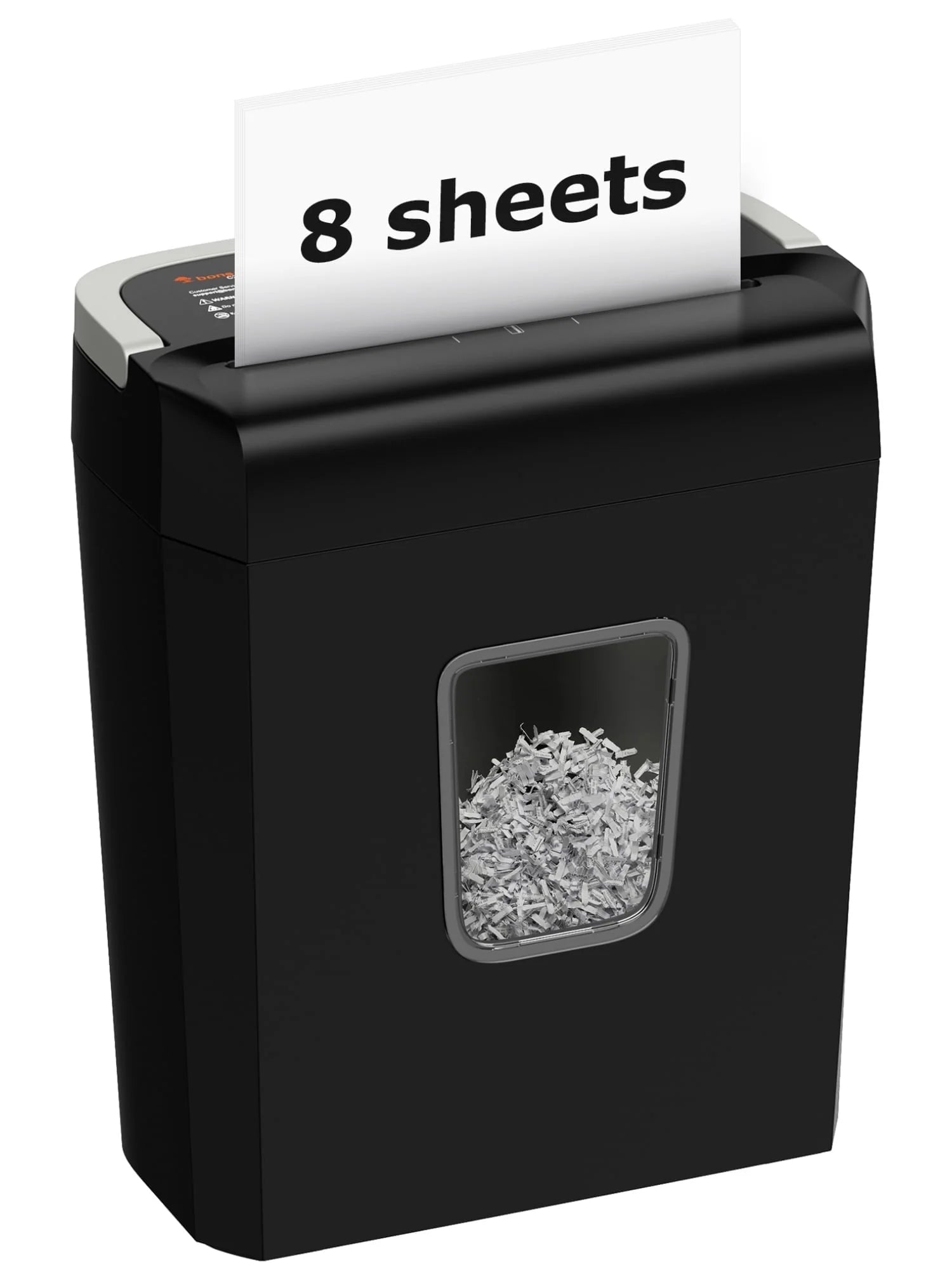 8-Sheet Cross-Cut Paper Shredder – Secure Shredding for Home & Office Use