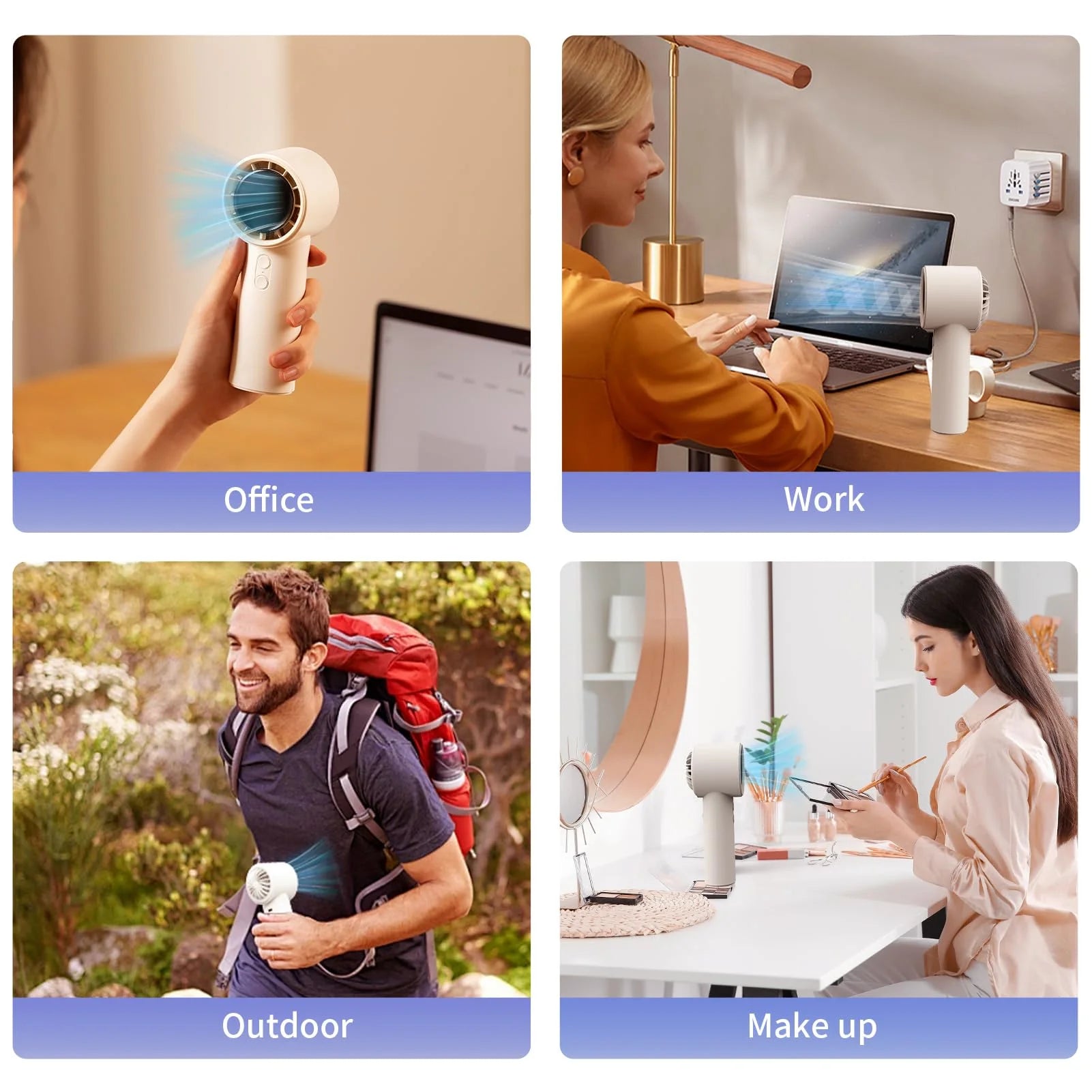 Portable Fan – Powerful Cooling Companion for On-the-Go Comfort