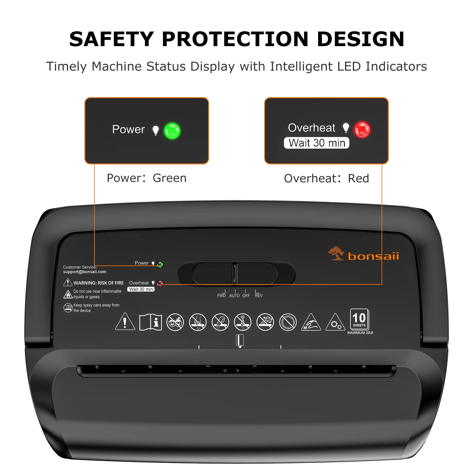 10-Sheet Cross-Cut Paper Shredder – Powerful Shredding with Large Waste Capacity