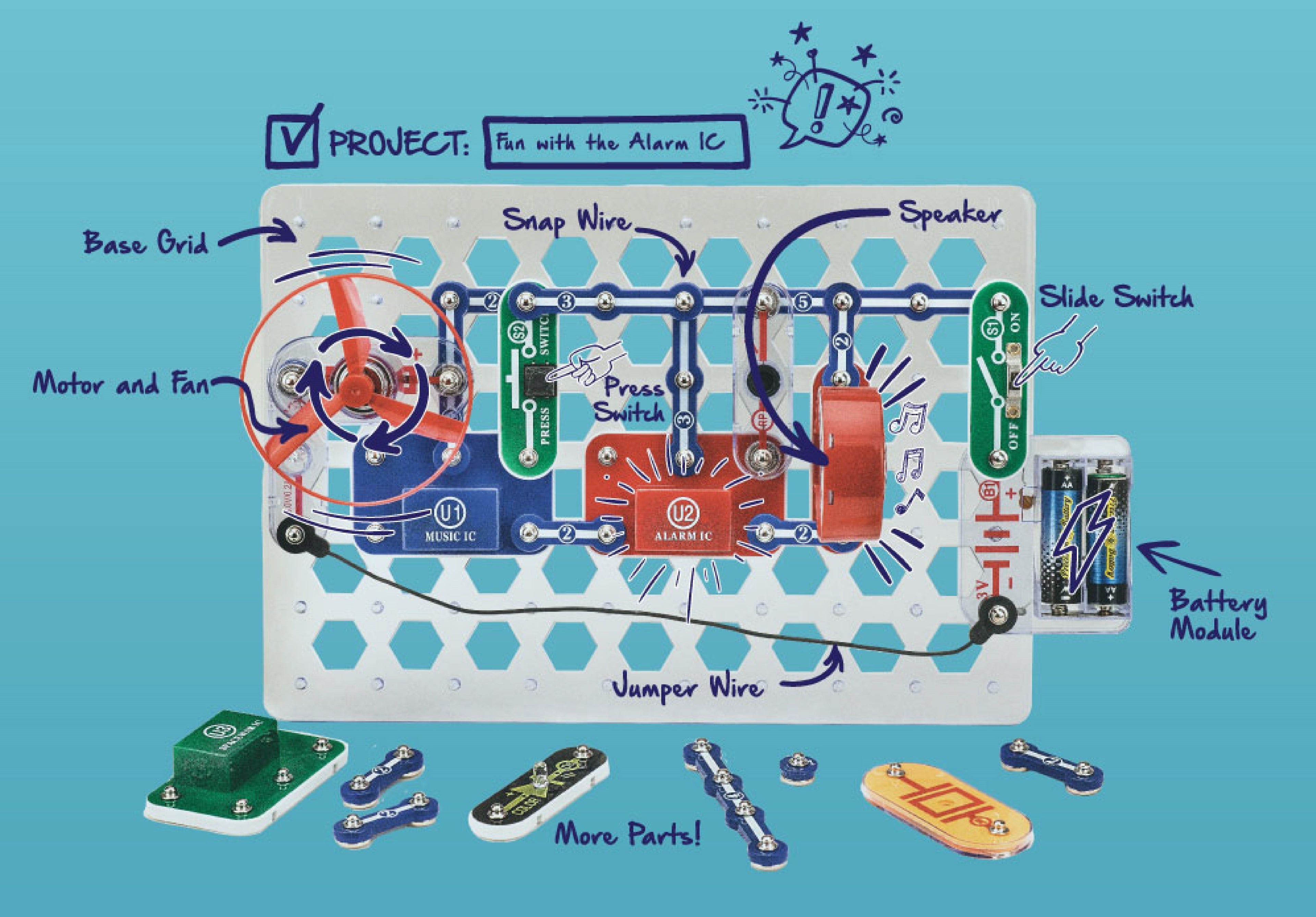 ® Pro SC500 Electronic Science Kit – 500-in-1 STEM Projects Educational Toy for Kids Ages 8+