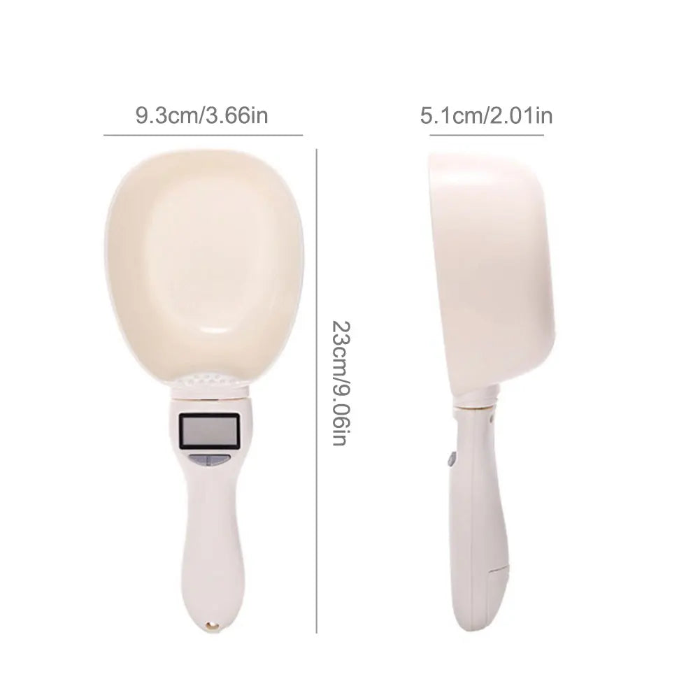 Electronic Measuring Spoon with LCD Screen — Versatile Precision Scale for Cooking, Baking & Pet Food