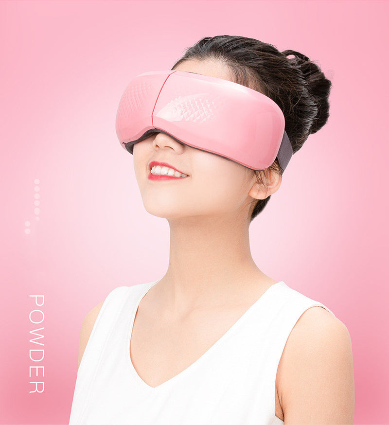 Bluetooth-Compatible Vibrating Hot Compress Airbag Kneading Sleep Aid & Eye Protection Device