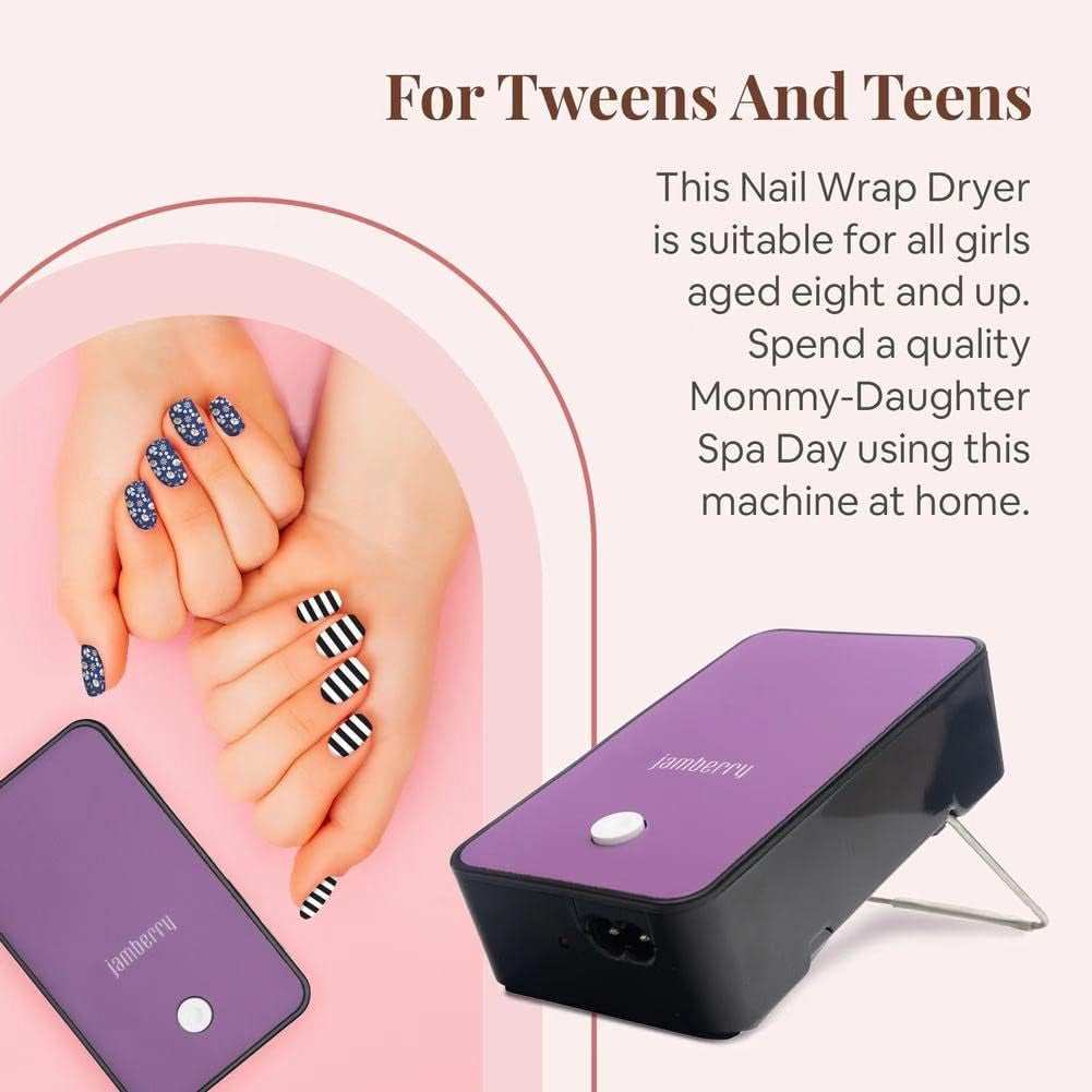 Nails Style Mini Heater – Compact Purple Nail Dryer for Quick & Efficient Nail Curing