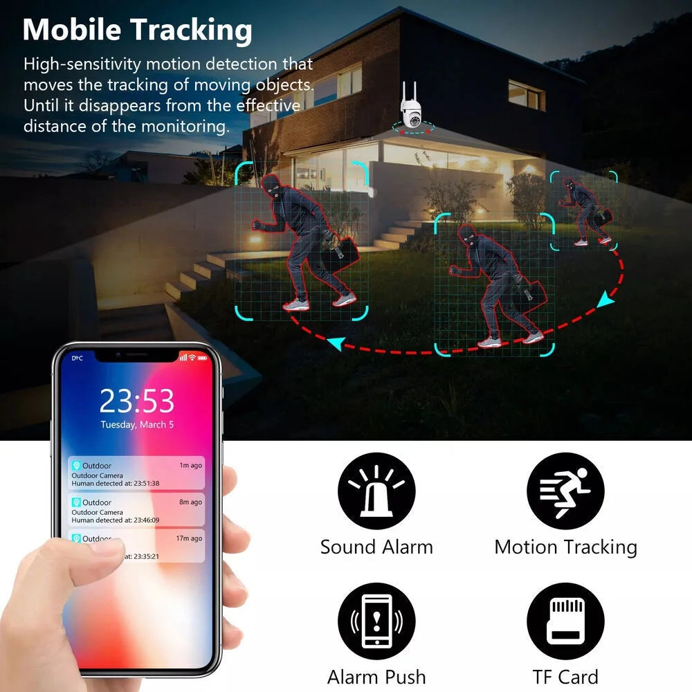 Wireless 5G Indoor Security Camera – 1080P Wi-Fi with Motion Detection, Night Vision, 2-Way Audio & 32GB Storage