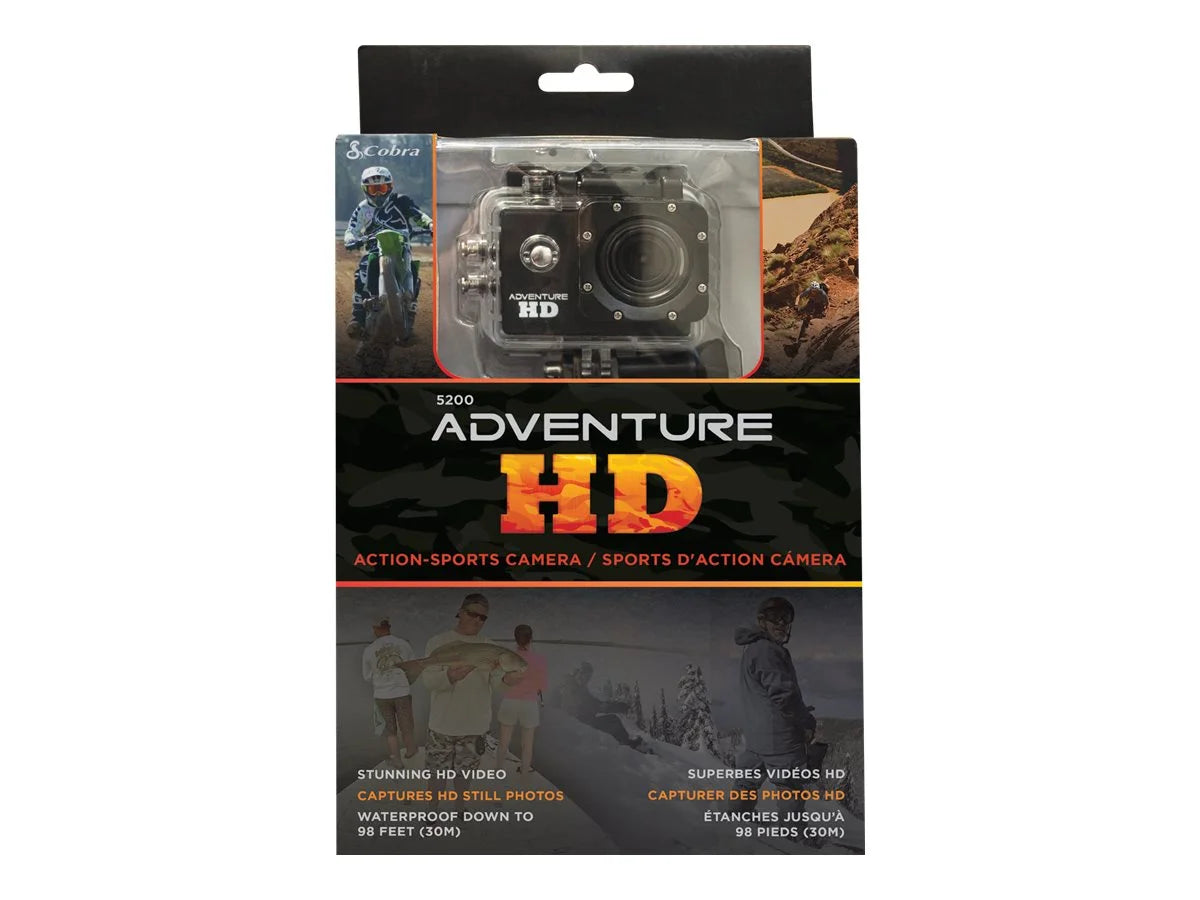 Adventure HD Action Camera – 12MP Waterproof Sports Cam with LCD Display, Wide-Angle Lens & HD Video Recording