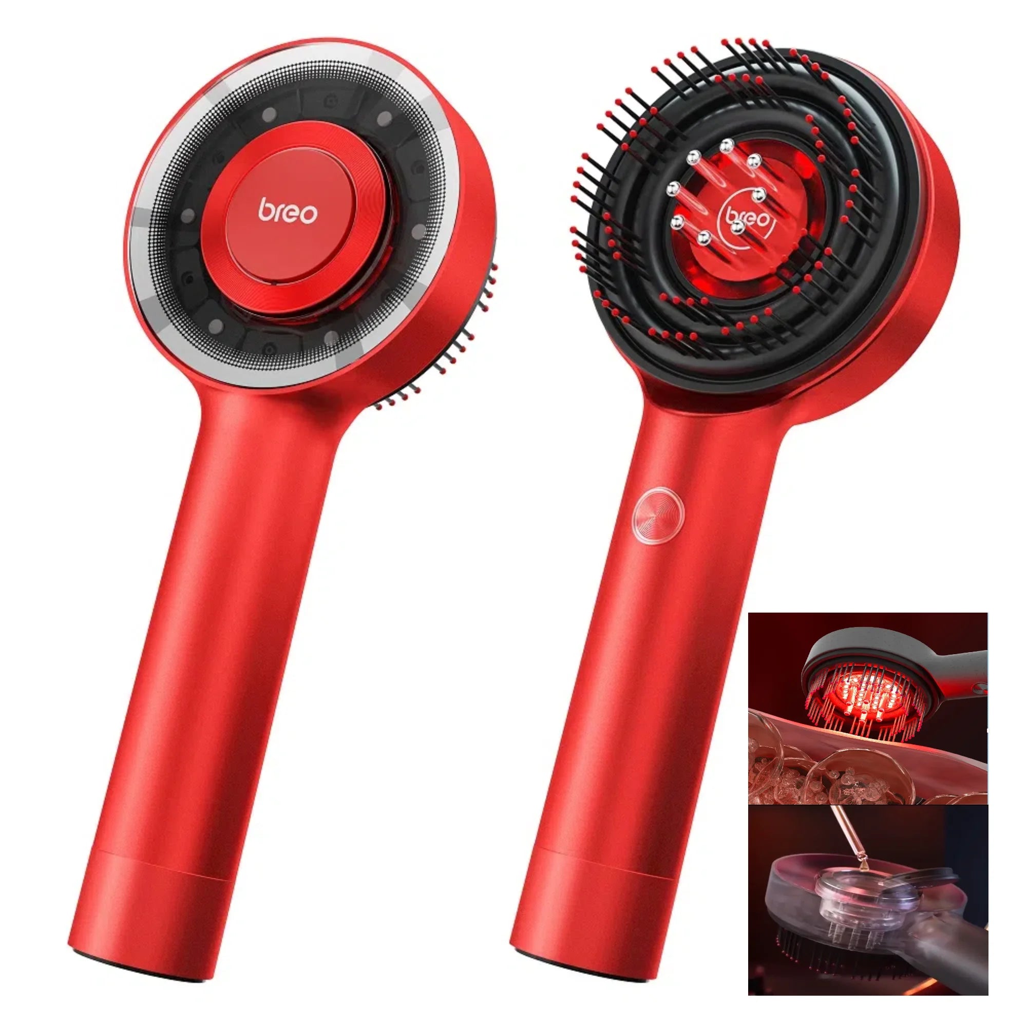 Scalp Trilogy Massager – Smart Waterproof Scalp Brush Combo for Hair Growth, Detangling & Styling