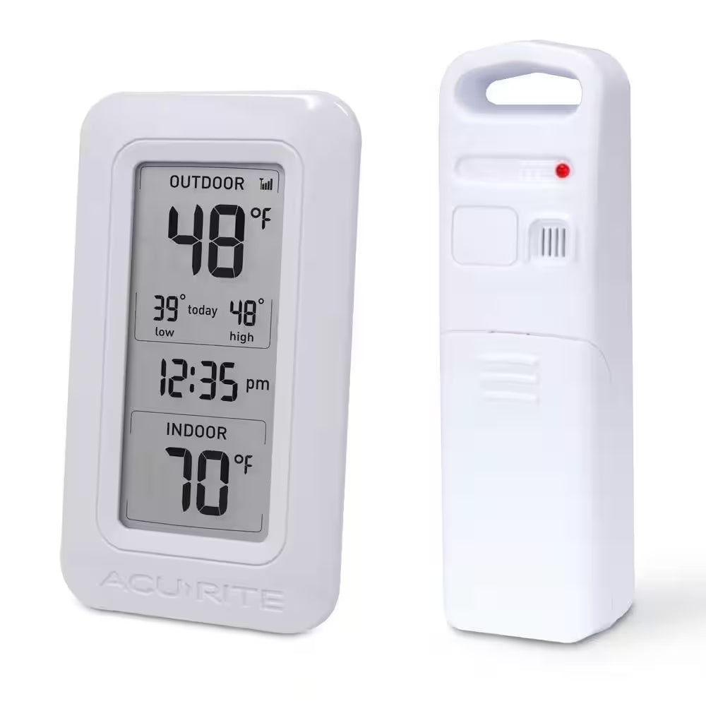 Wireless Digital Weather Thermometer – Accurate Indoor & Outdoor Temperature & Humidity Monitoring