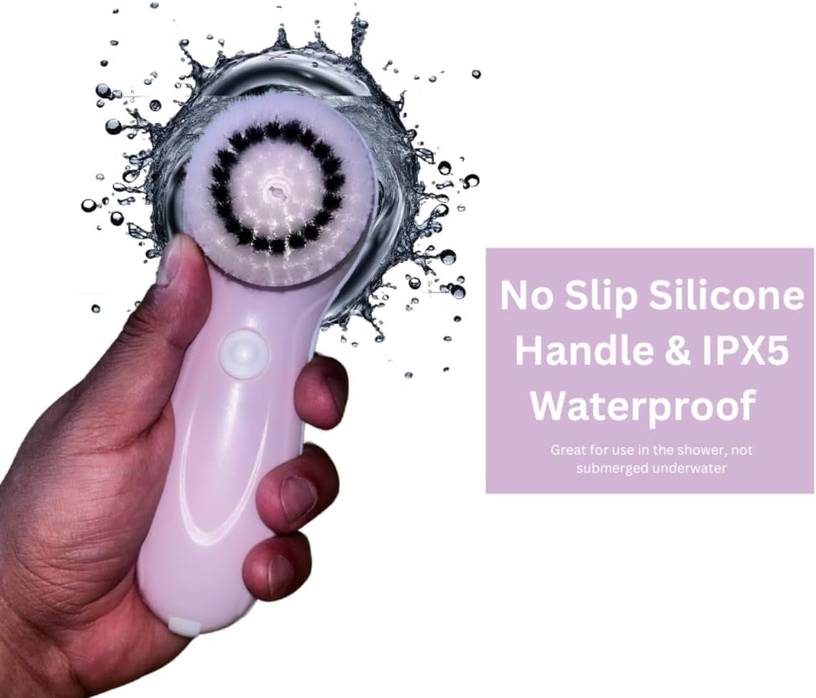 Electric Face Brush – Advanced Facial Cleansing & Massaging Tool with 3 Interchangeable Heads & 2 Speeds