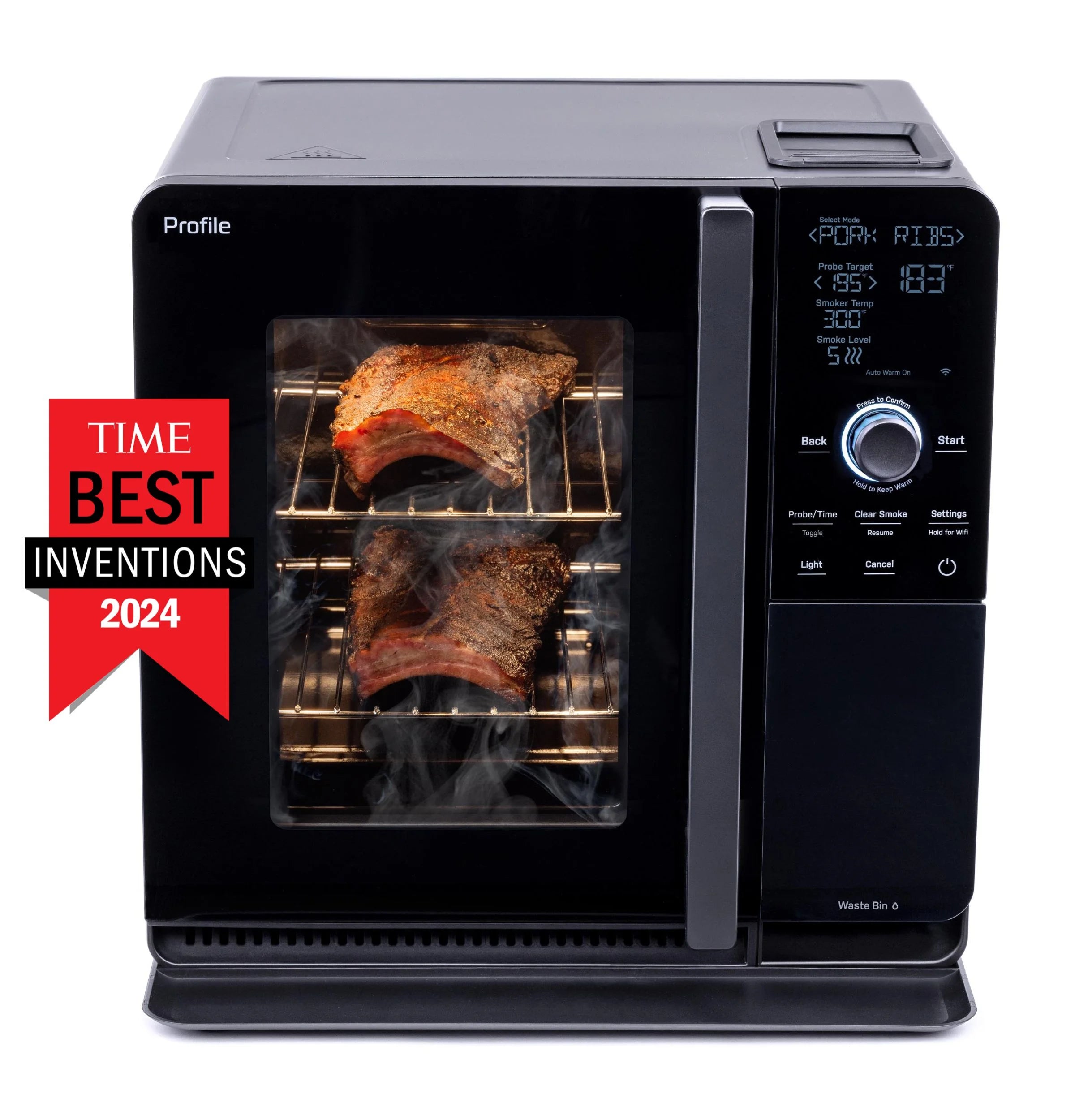 Profile Wood Pellet Food Smoker – Active Smoke Filtration & Precision Smoke Control for Clean, Flavorful Cooking