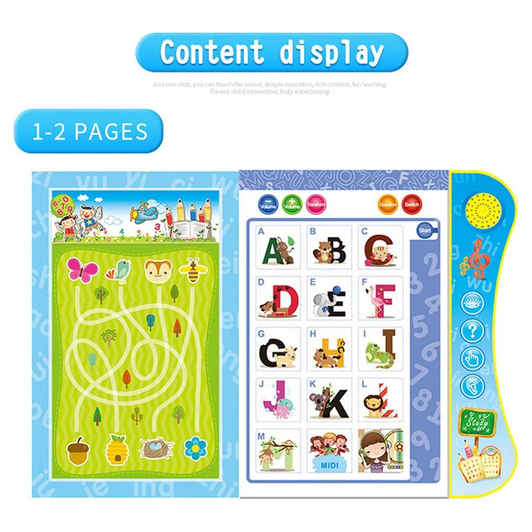 Educational Electronic Learning Book for Kids – Interactive Read & Write Toy for Ages 2–6, Early Learning & Writing Skills