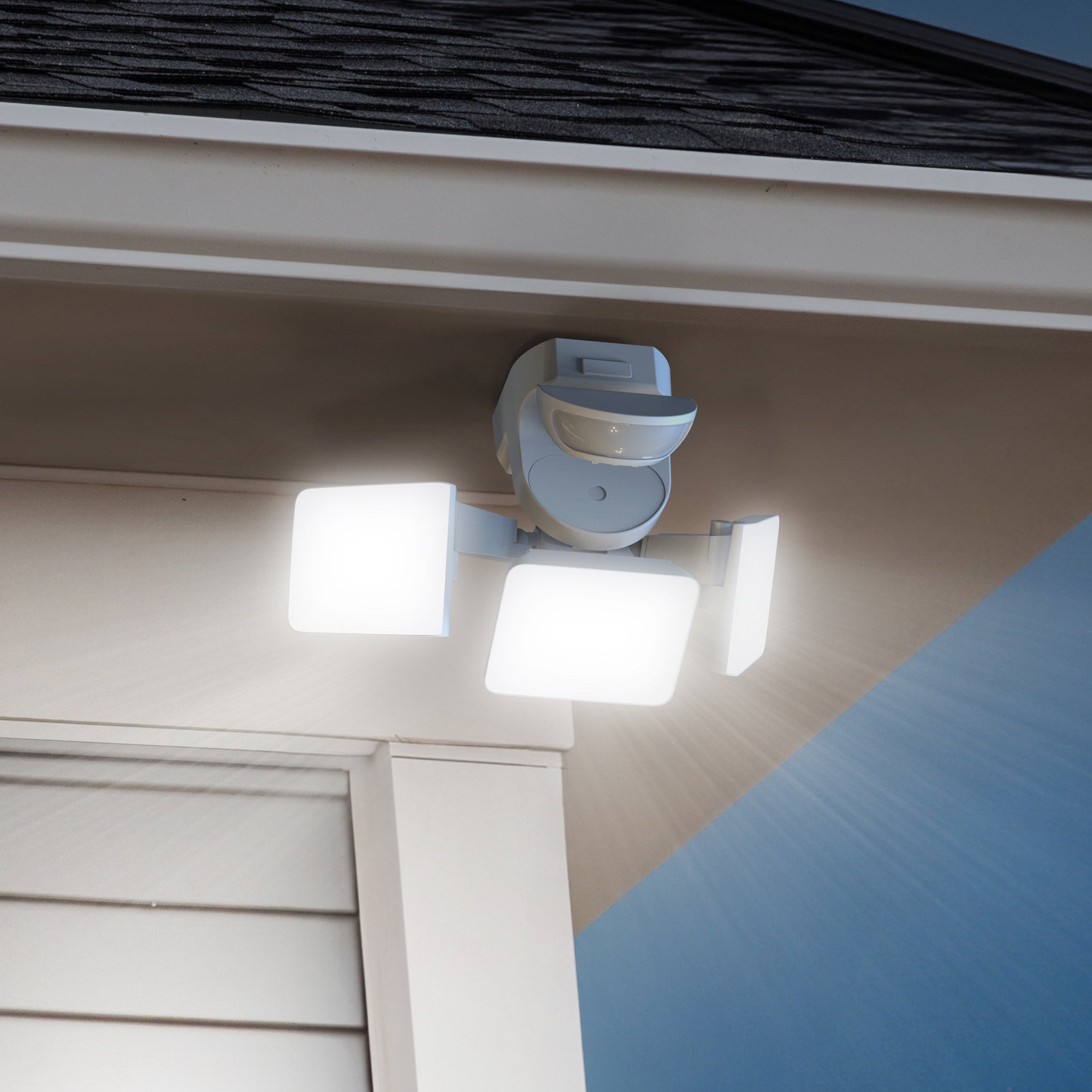 LED Motion Security Light – 4200 Lumens, 240° Sensor Range, 70ft Detection, Adjustable Brightness with Accent Night Light