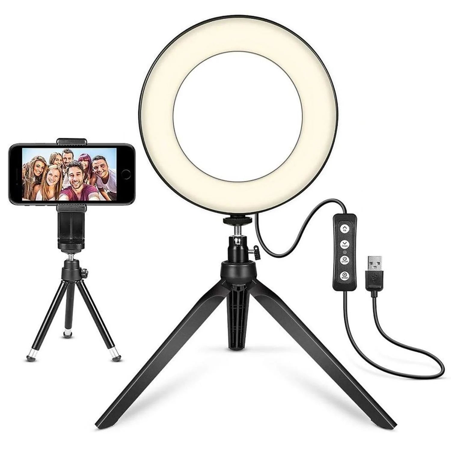 💡 LED Ring Light with Stand – Perfect for Makeup, Photography, Video, iPhone Selfies & Streaming