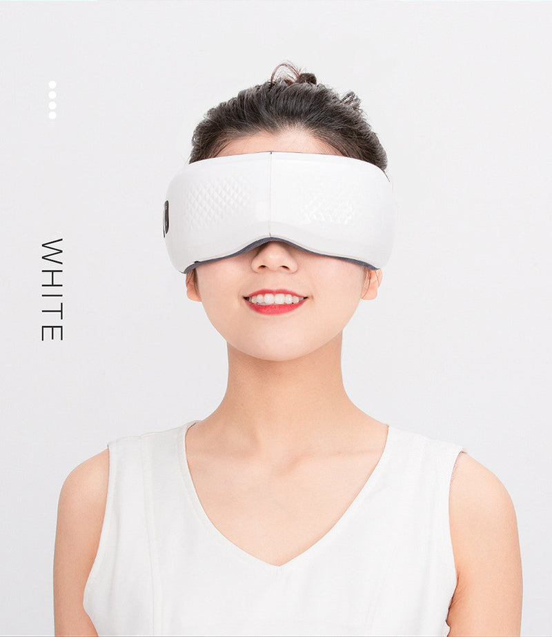 Bluetooth-Compatible Vibrating Hot Compress Airbag Kneading Sleep Aid & Eye Protection Device