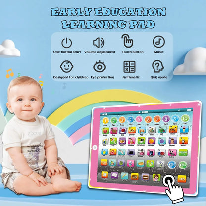 Learning Tablet for Kids Ages 2–5 – Interactive Educational Electronic Toy with ABC, Numbers, Words, Games &amp; Music