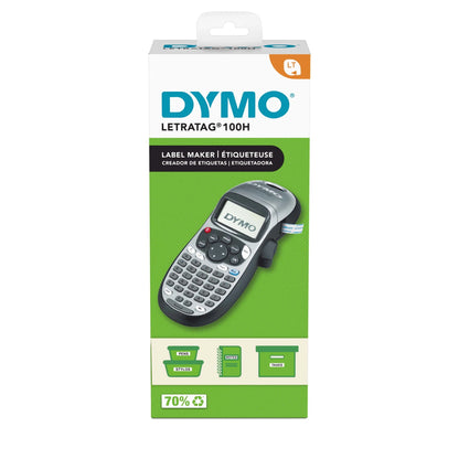 Letratag 100H Handheld Label Maker – Portable Label Printer with Easy-to-Use Keyboard &amp; LCD Display