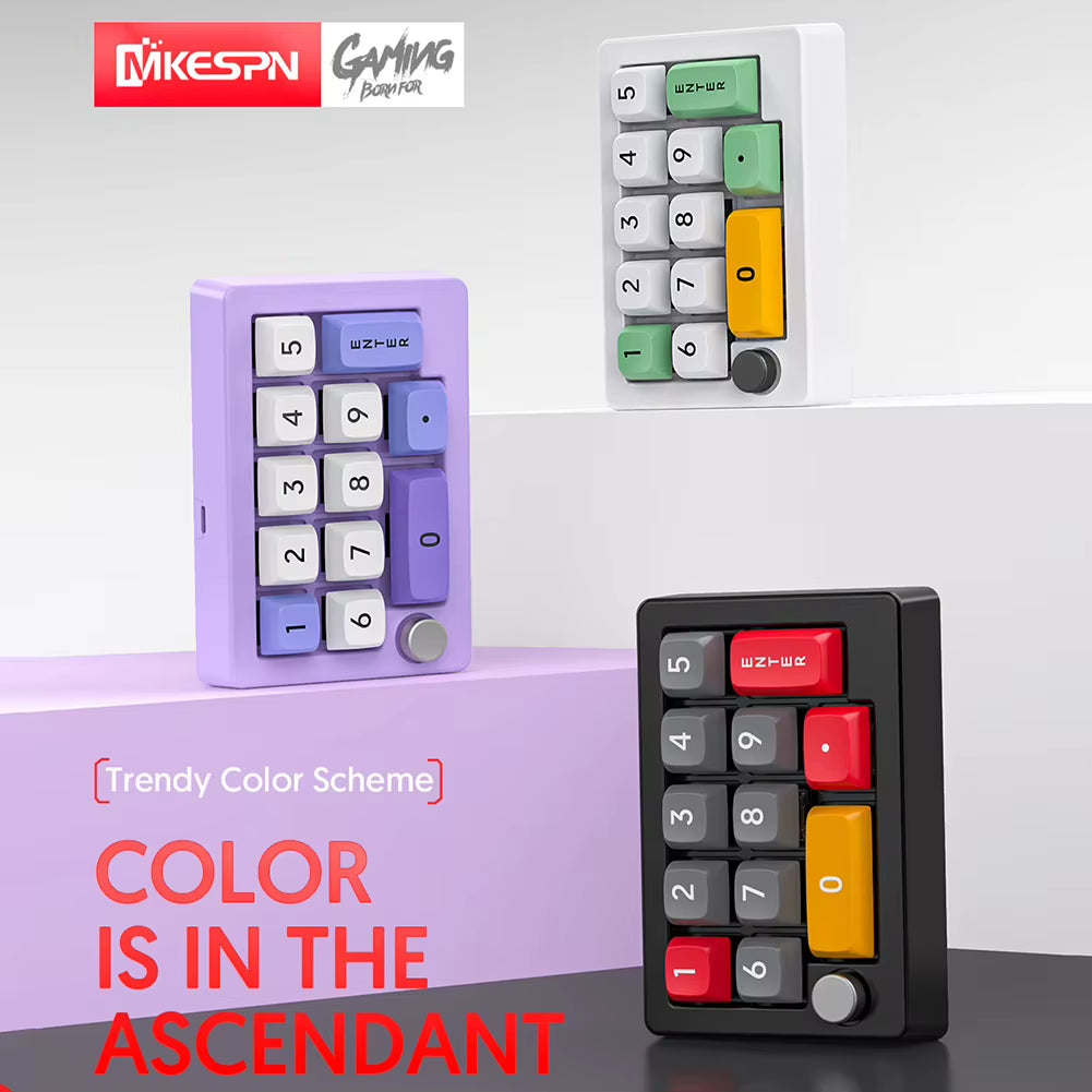 🎮 13-Key Wired Programmable Mechanical Gaming Keyboard – Fully Hot-Swappable Macro Keypad for Custom Setups