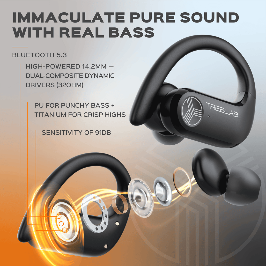 X3-Pro Bluetooth Wireless Earbuds with Portable Charging Case  Experience True Wireless Freedom
