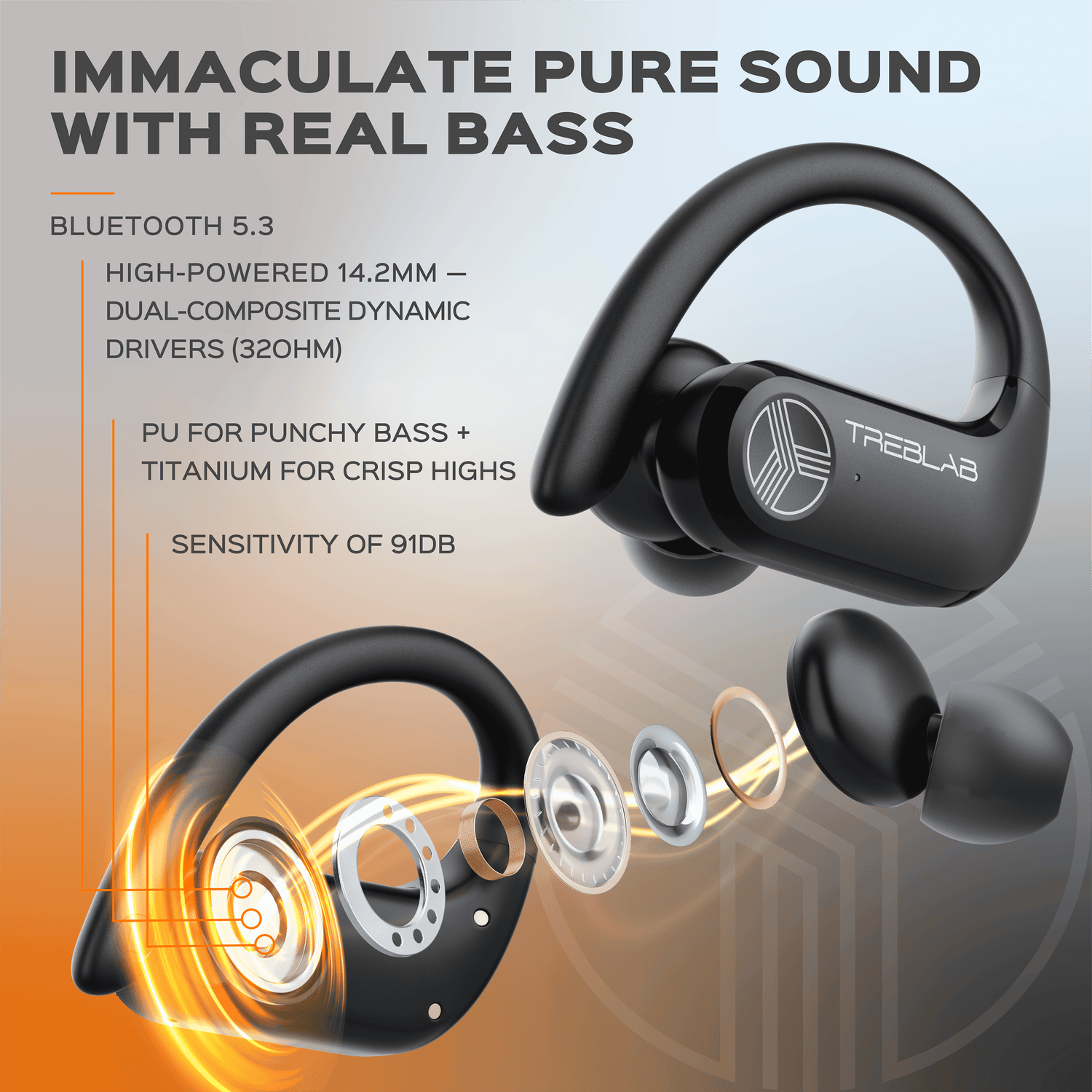 X3-Pro Bluetooth Wireless Earbuds with Portable Charging Case  Experience True Wireless Freedom