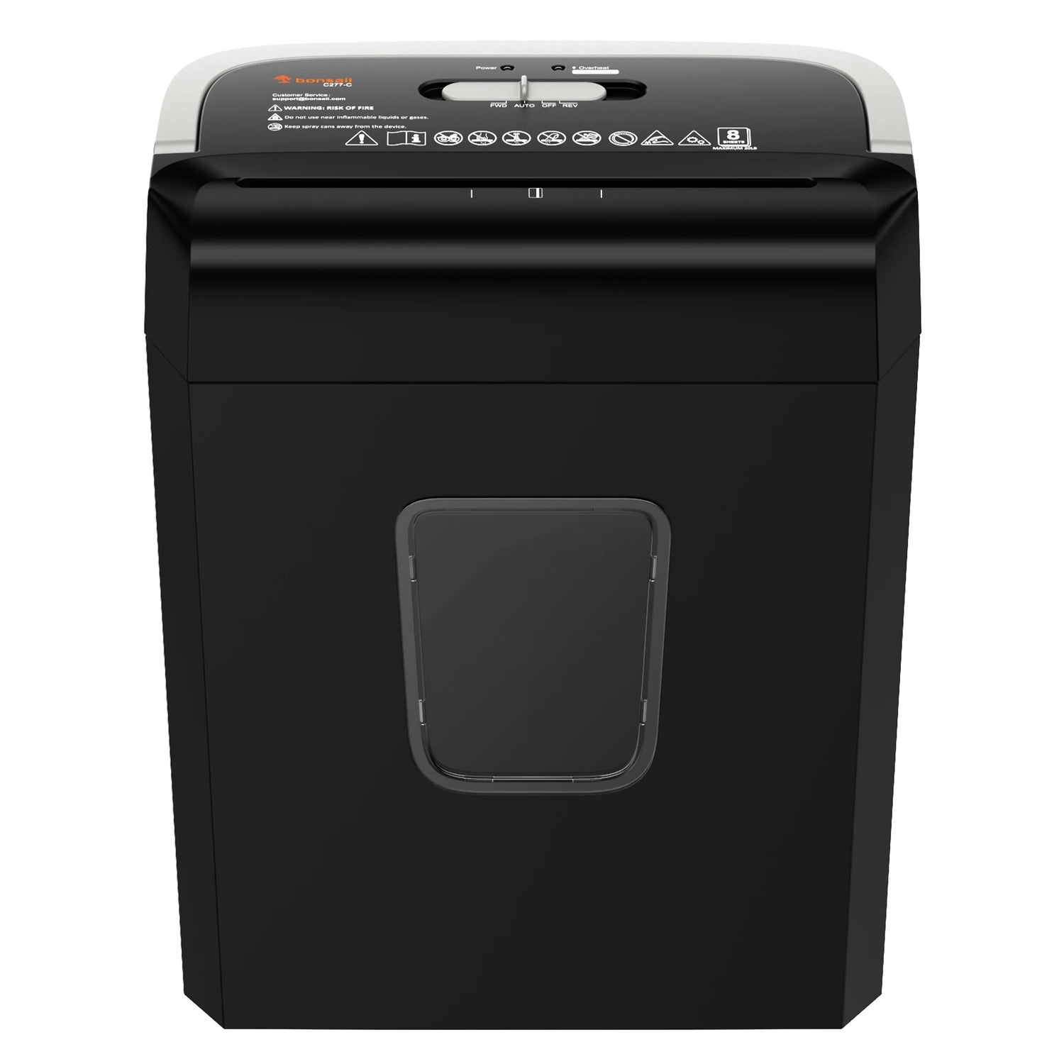 8-Sheet Cross-Cut Paper Shredder – Secure Shredding for Home &amp; Office Use