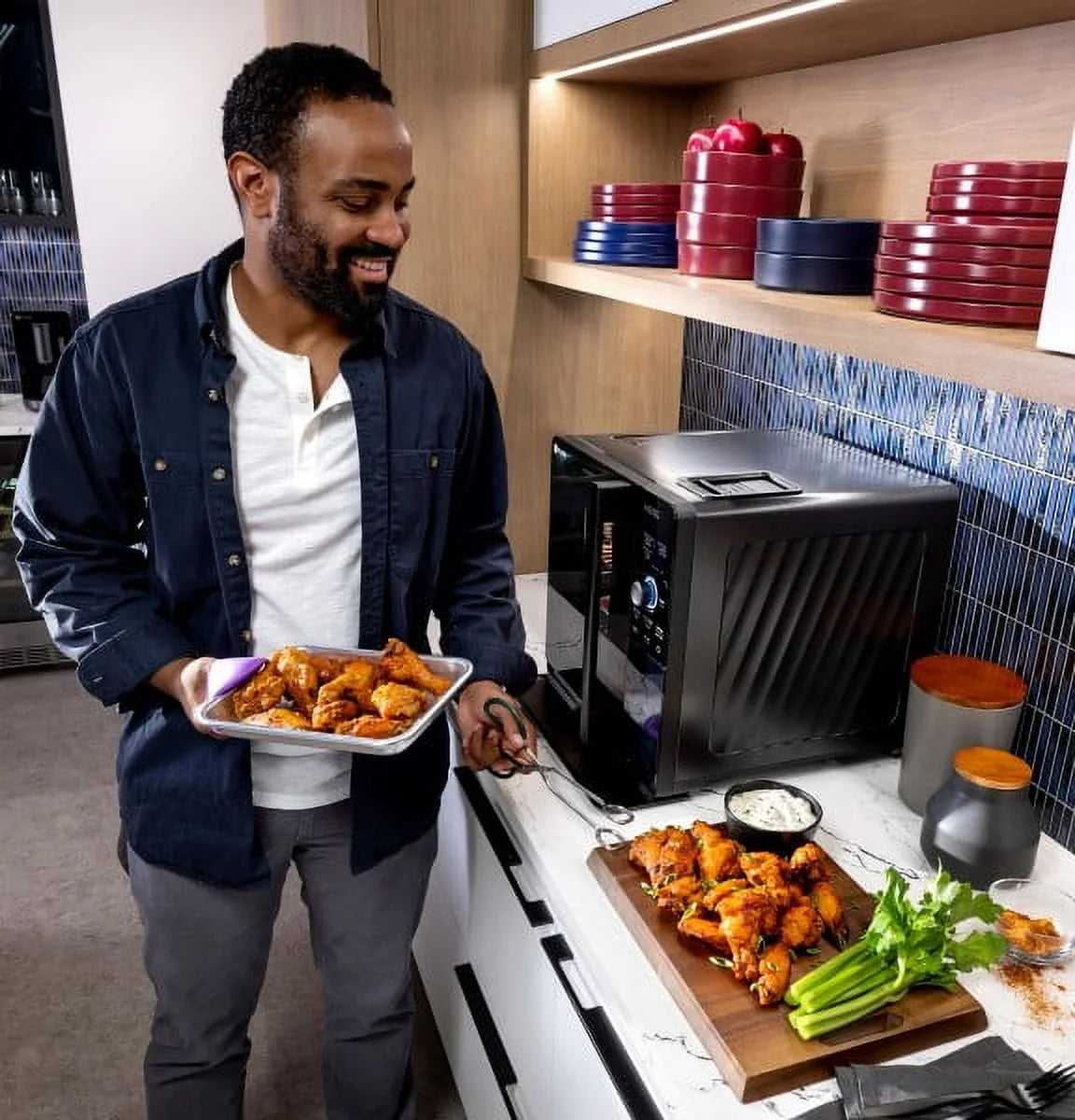 Profile Wood Pellet Food Smoker – Active Smoke Filtration &amp; Precision Smoke Control for Clean, Flavorful Cooking