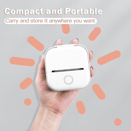 Phomemo T02 Mini Thermal Printer – Portable Pocket Bluetooth Printer for Photos, Labels &amp; Stickers