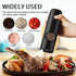Electric Salt and Pepper Grinder Set – 2-Pack Rechargeable, Adjustable Coarseness, One-Handed Operation with LED Light
