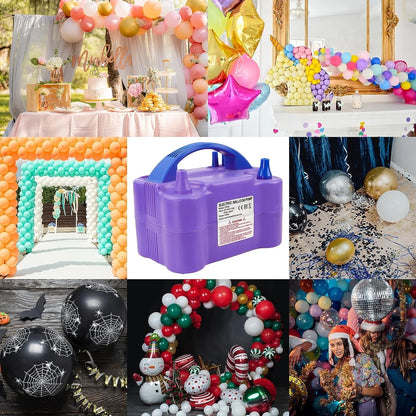 Electric Air Balloon Pump – Portable Dual Nozzle Inflator for Party Decorations