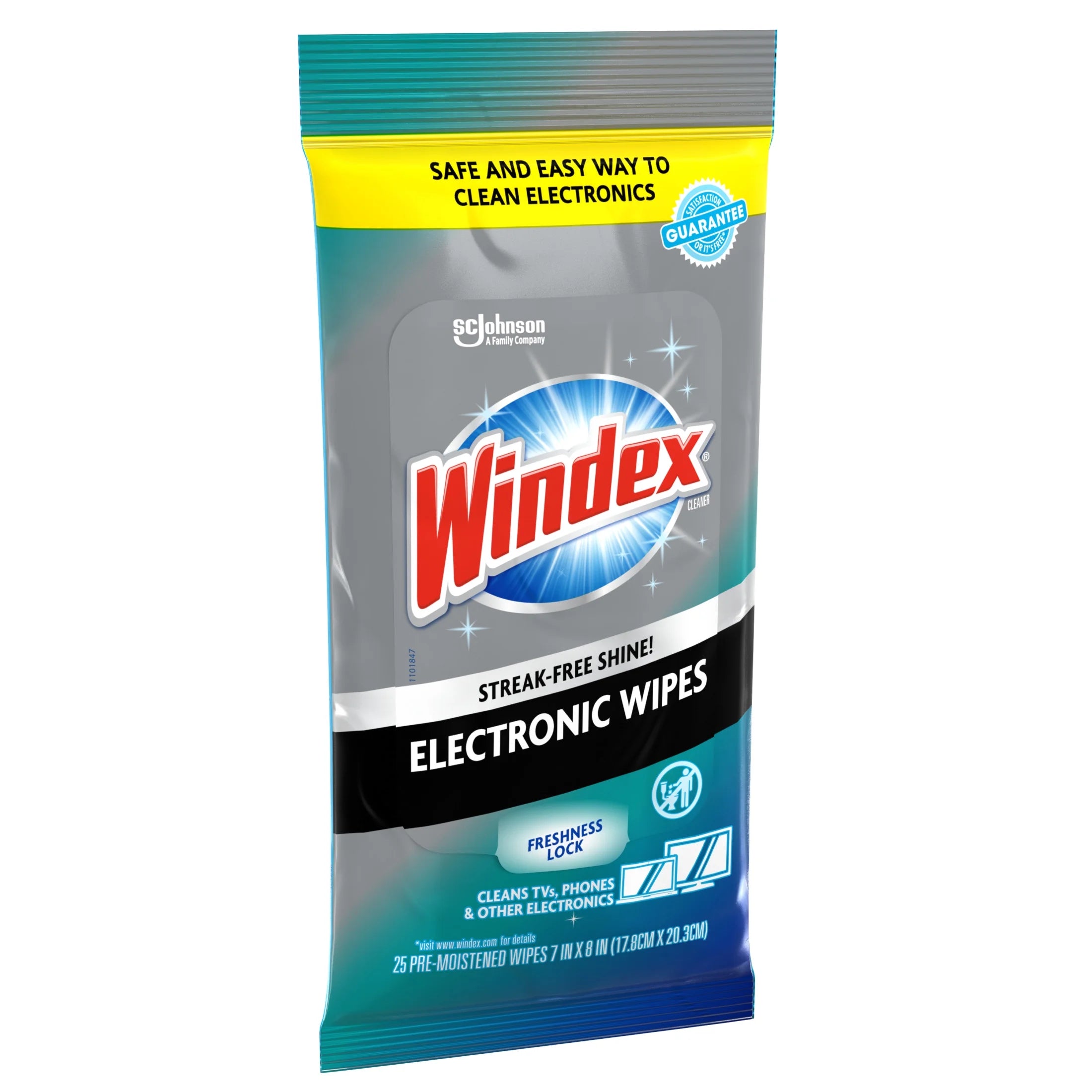 Ele Countronics Pre-Moistened Electronics Wipes – 25 Count, Streak-Free Shine for Screens &amp; Devices