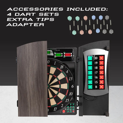 Cricket Maxx 4.0 Electronic Dartboard Set – Digital Dart Game for Home &amp; Office