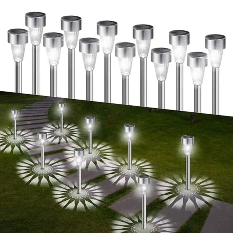 🌟 12 Pack Solar Garden Lights – Illuminate Your Outdoors with Style and Efficiency