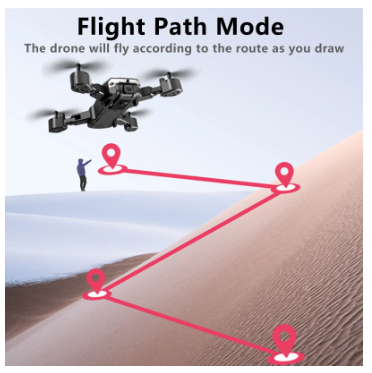 1080P/8K HD Dual Camera Drone for Adults &amp; Kids – Foldable RC Quadcopter with 3 Batteries, Long Flight Time &amp; Easy Controls